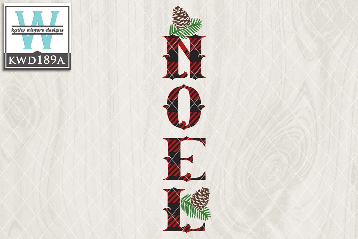 Christmas SVG - Noel Vertical example image 1