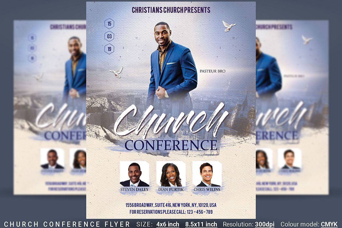 Church Conference Flyer Poster example image 1