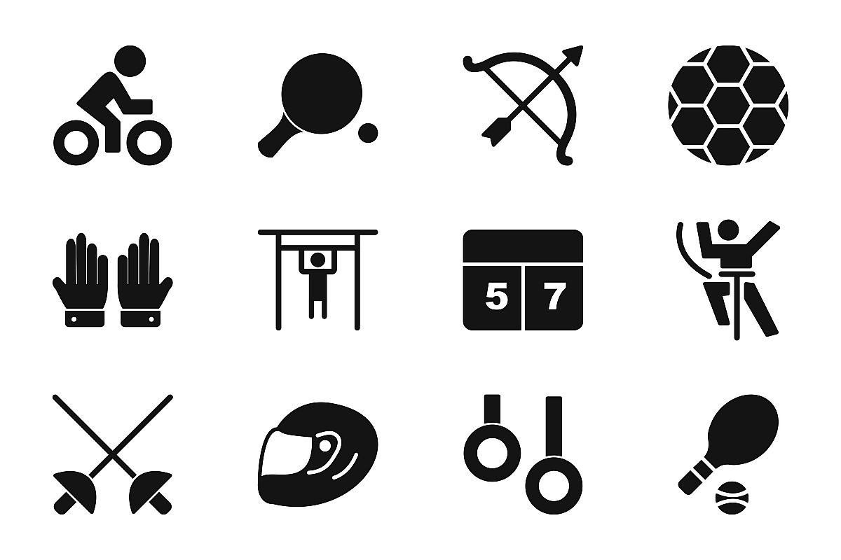 Set Of Sports And Game Icons example image 1