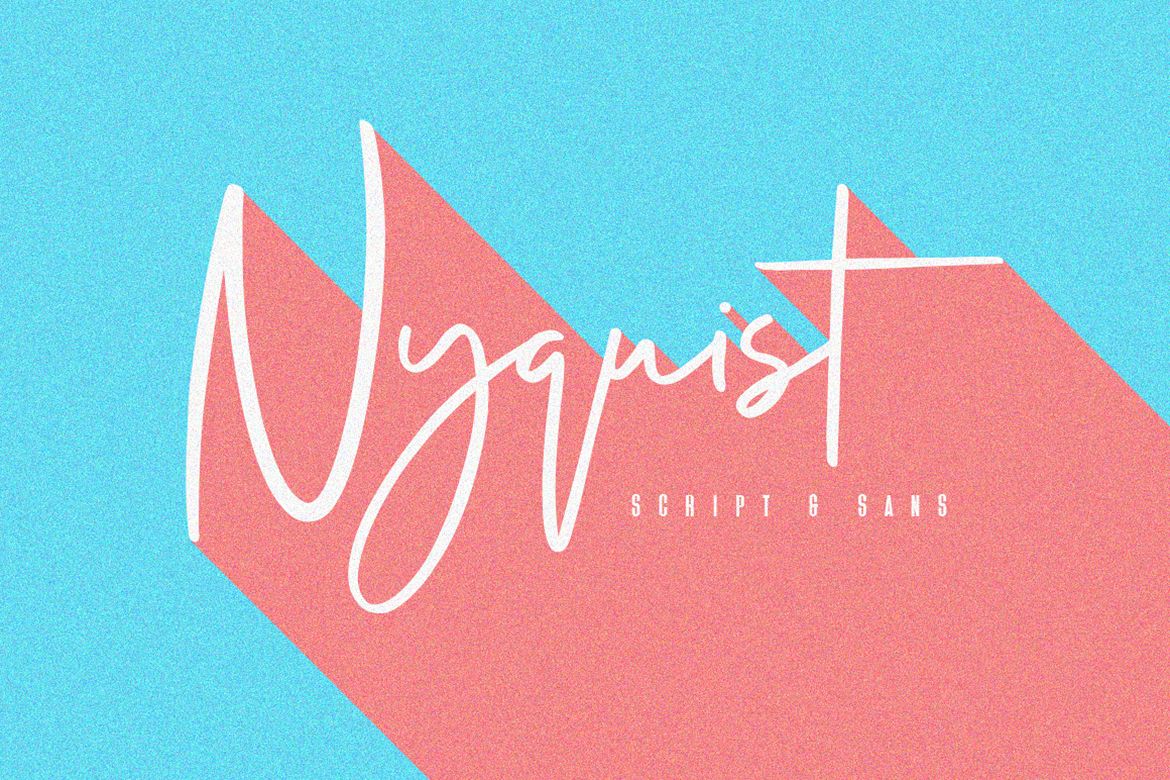 Nyquist Script - Free Sans example image 1