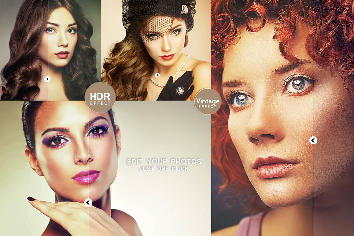 40 Vintage Retro Effects - Photoshop Actionss example image 1