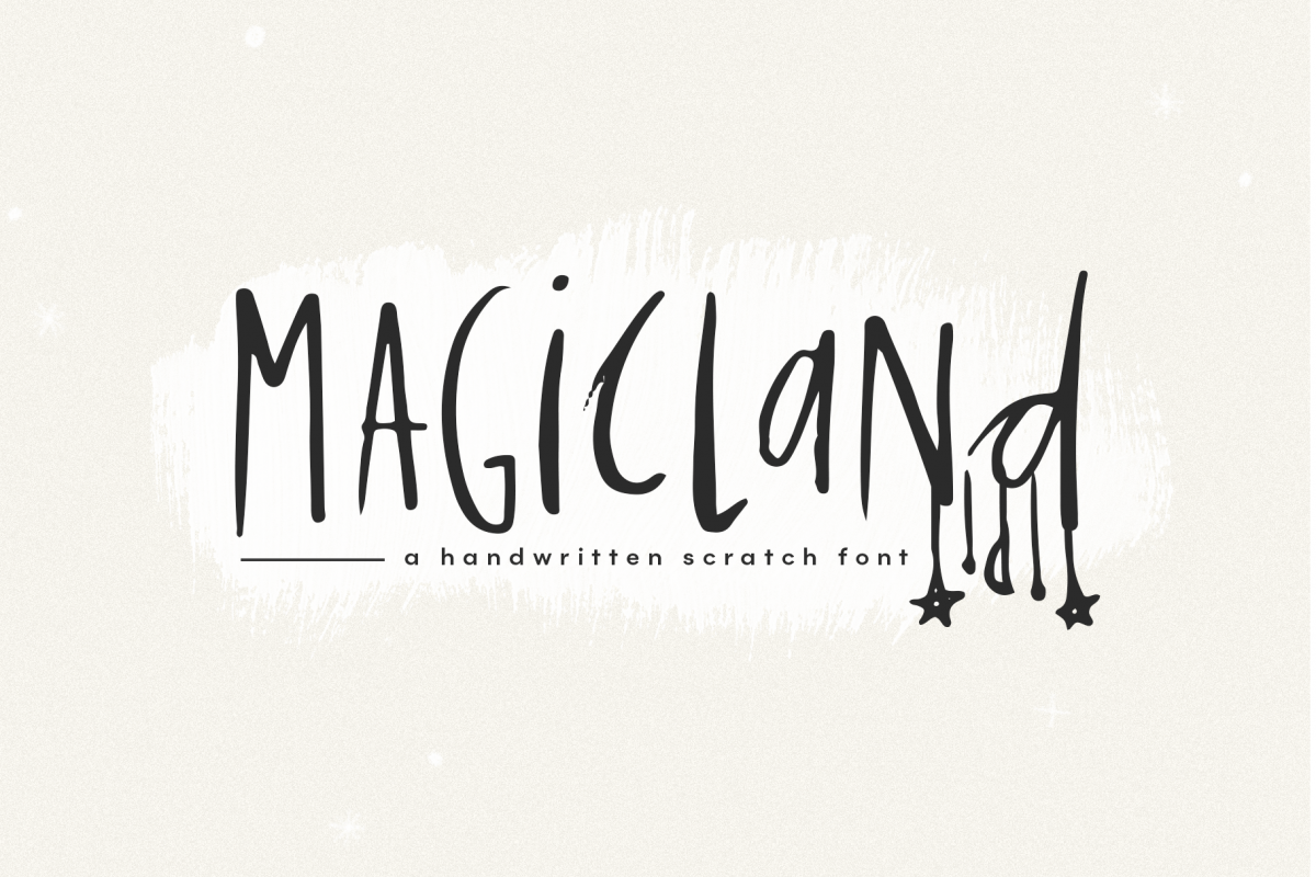 Magicland - A Handwritten Font example image 1