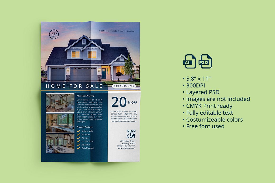 Real Estate Flyer 02 example image 1