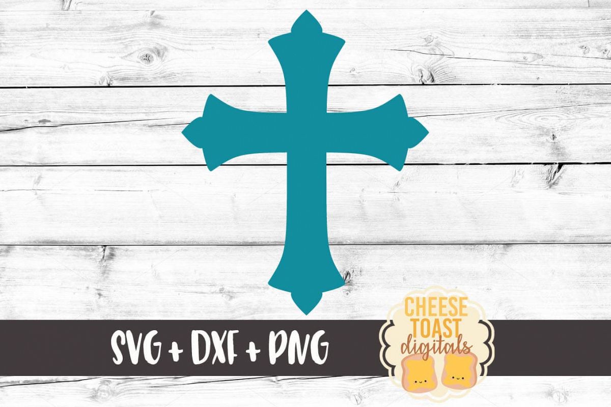 Cross SVG PNG DXF Cutting Files - Christian SVG Files example image 1