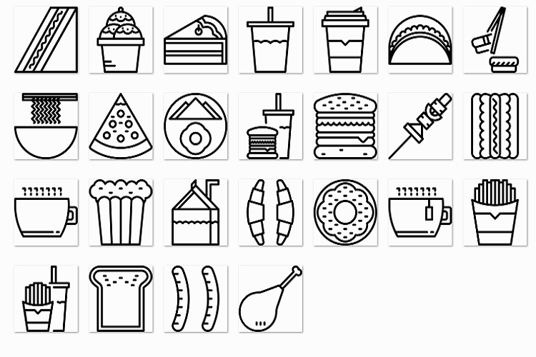 Fast food line type example image 1