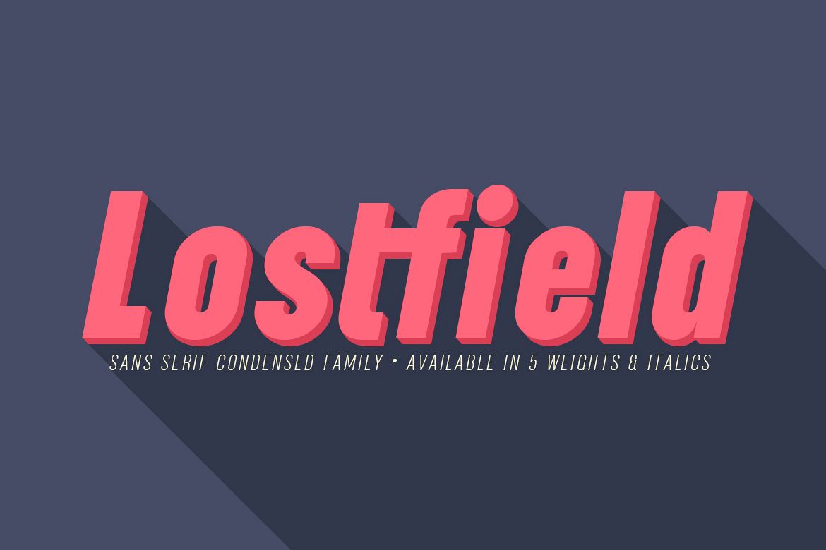 Lostfield Sans Font example image 1