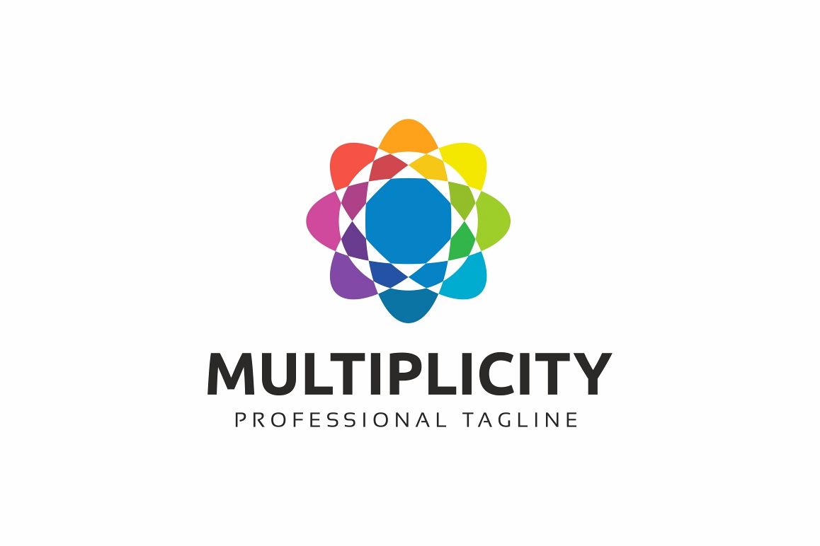 Multiplicity - Abstract Colorful Logo Template example image 1