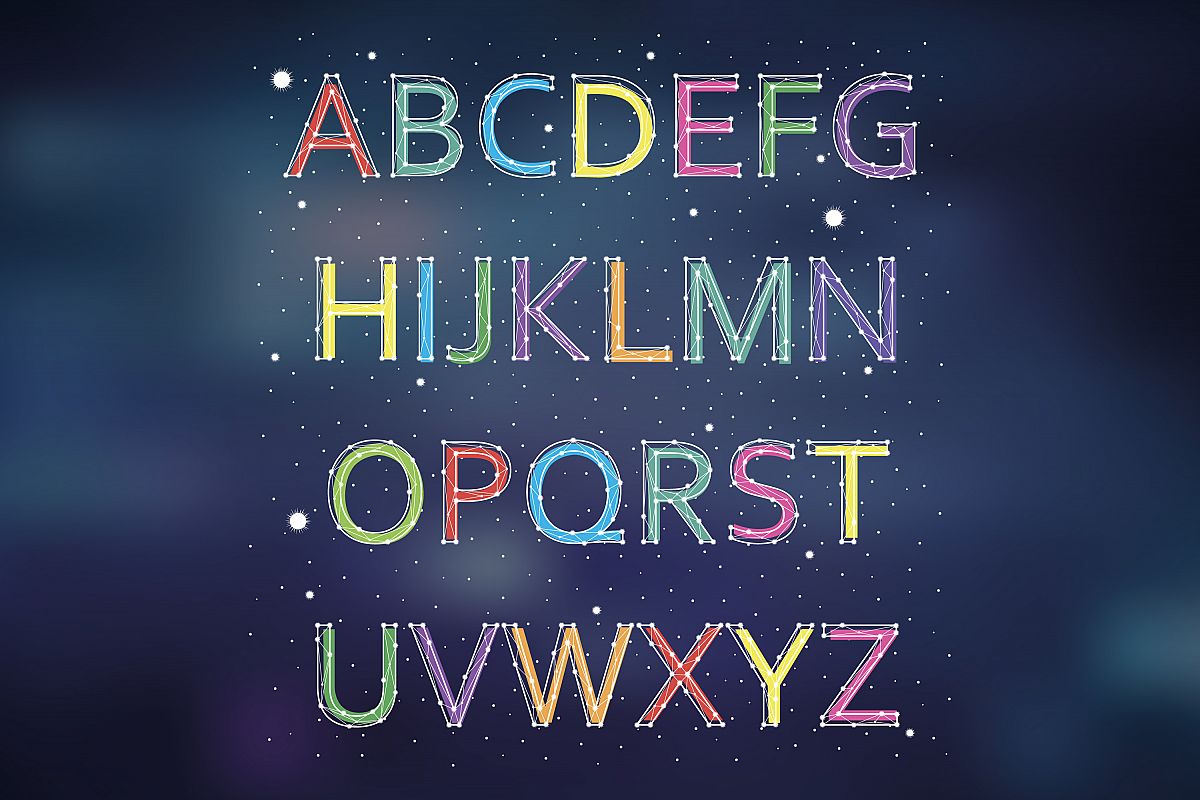 Font constellation example image 1