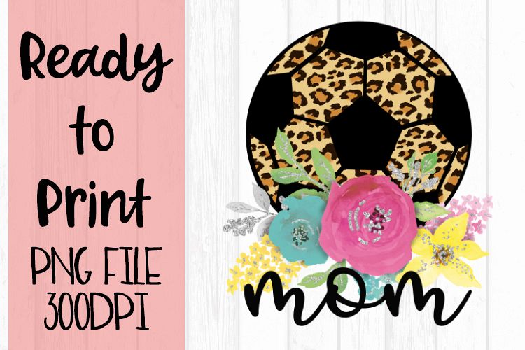 Leopard Soccer Mom Ready to Print example image 1