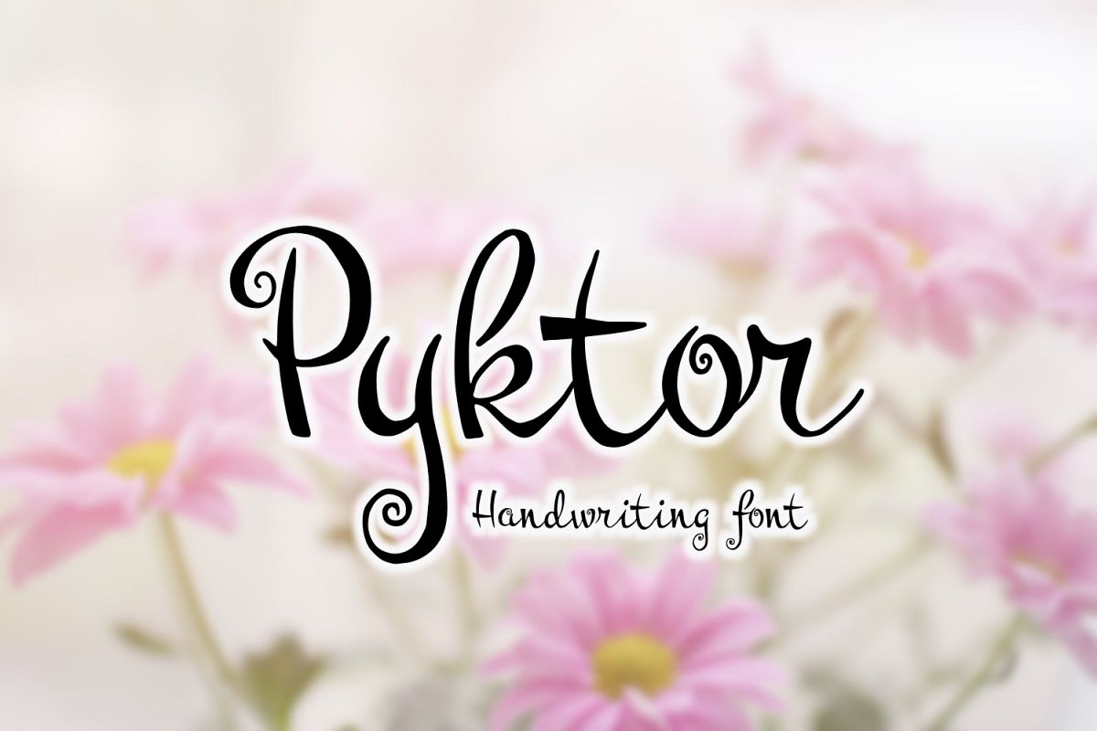 Pyktor Font example image 1