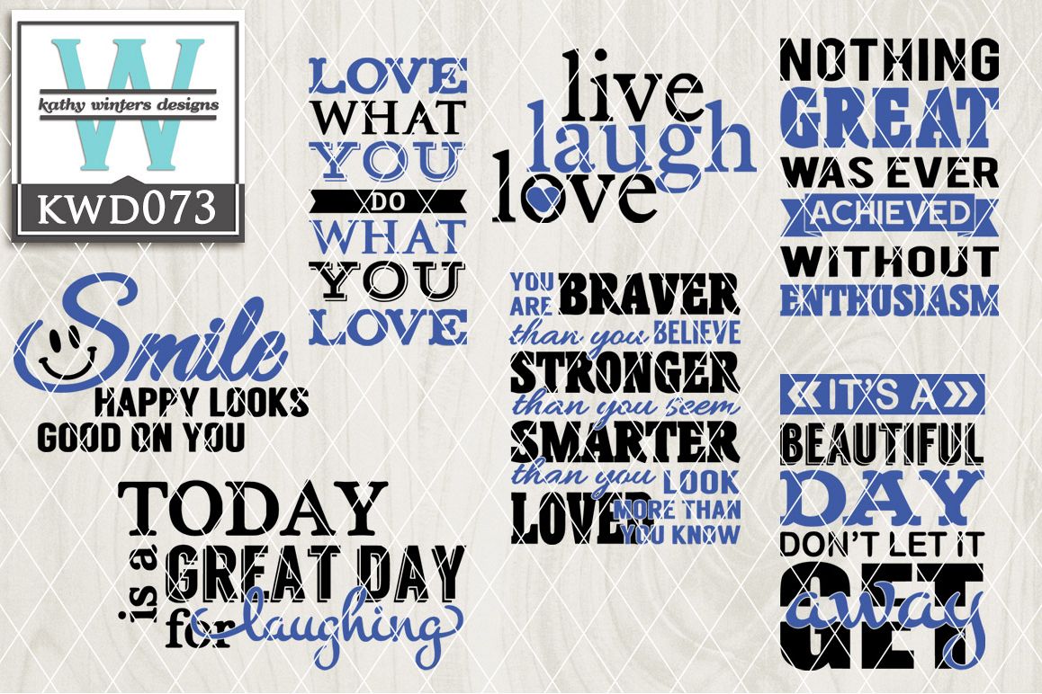 Everyday Cutting File KWD073 example image 1
