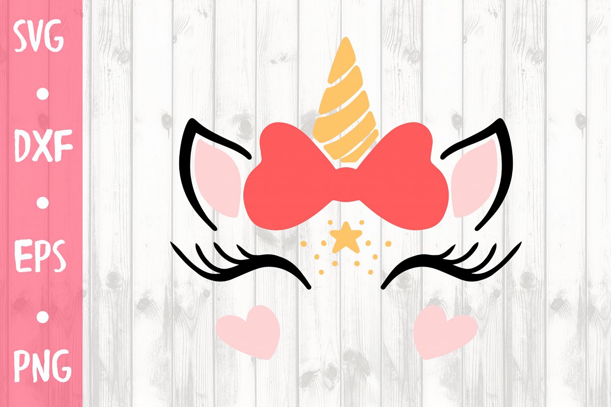CUTE UNICORN SVG CUT FILE example image 1