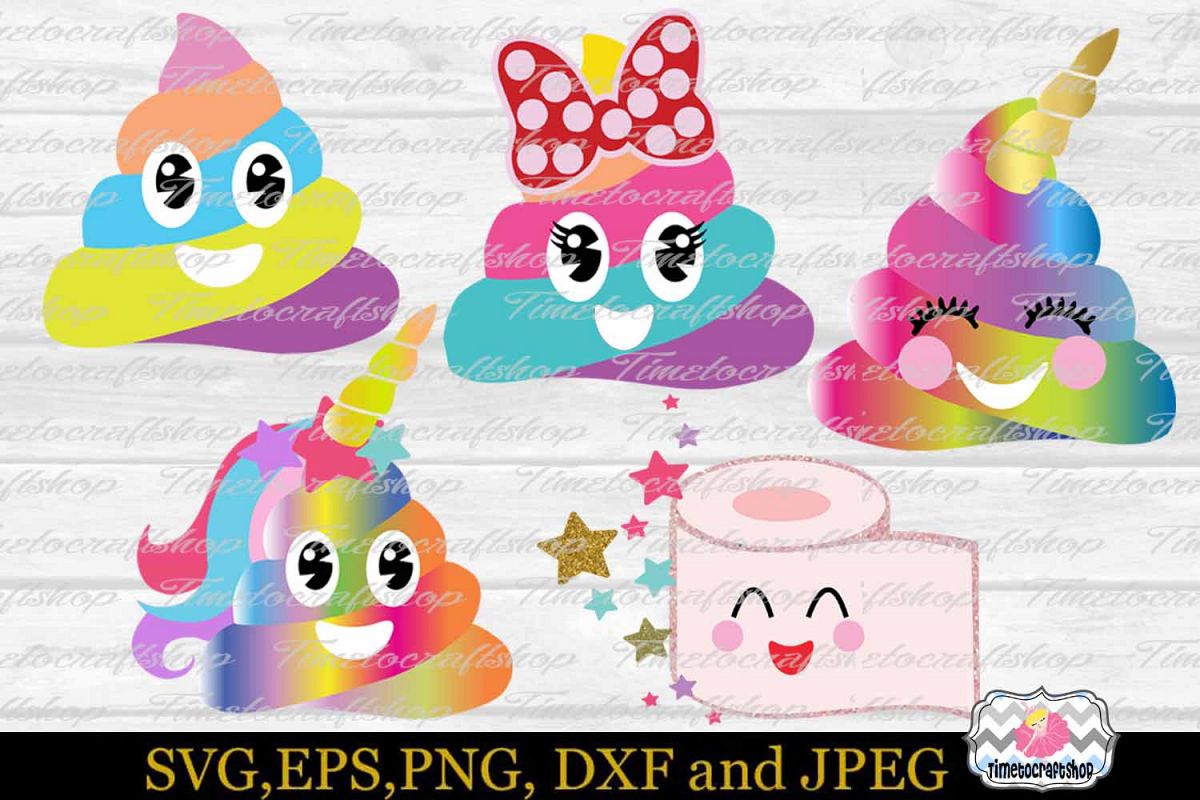 Download SVG, Eps, Dxf, Jpeg & Png Cutting Files For Poop Bundle ...