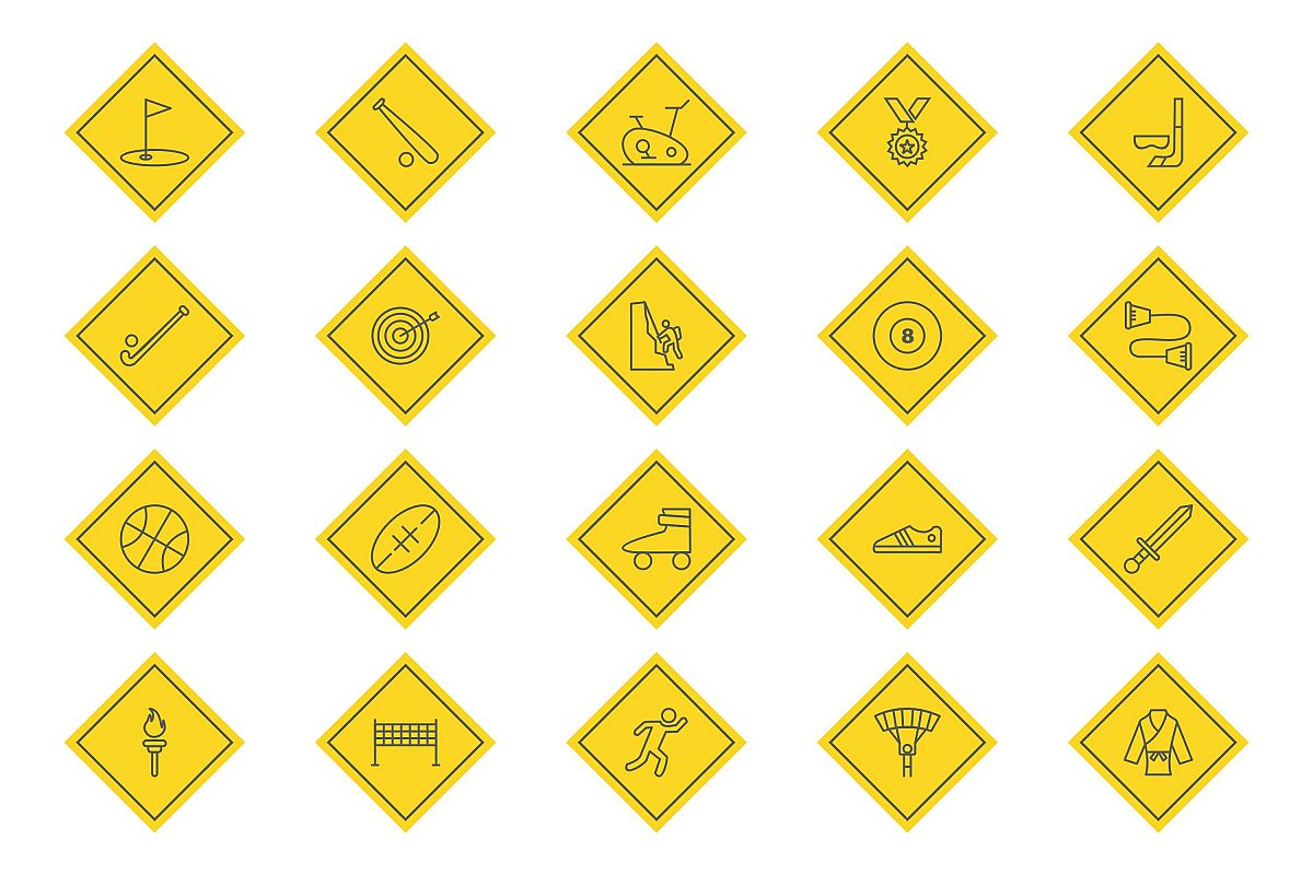 Set Of Sports And Game Icons example image 1