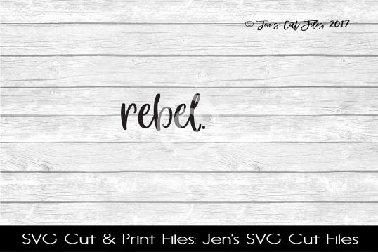 Rebel SVG Cut File example image 1