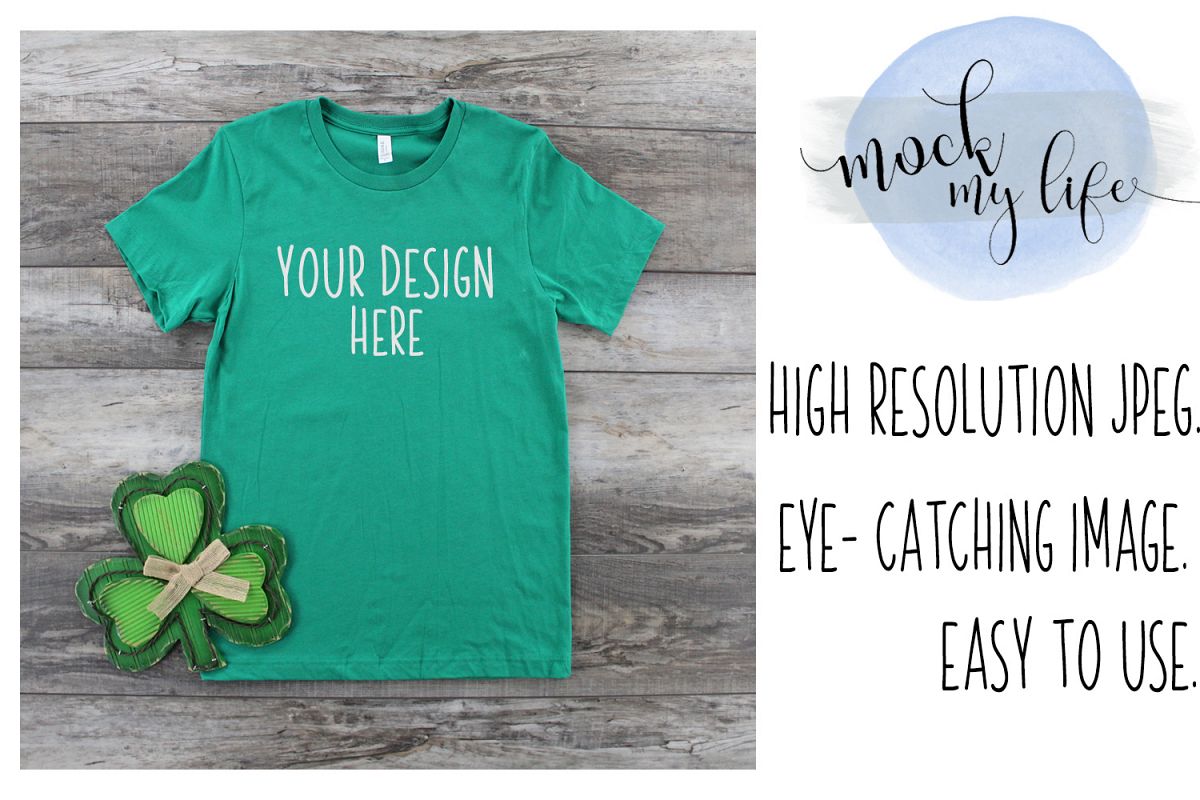 Bella Canvas Mockup / Plain Shirt Mock up example image 1