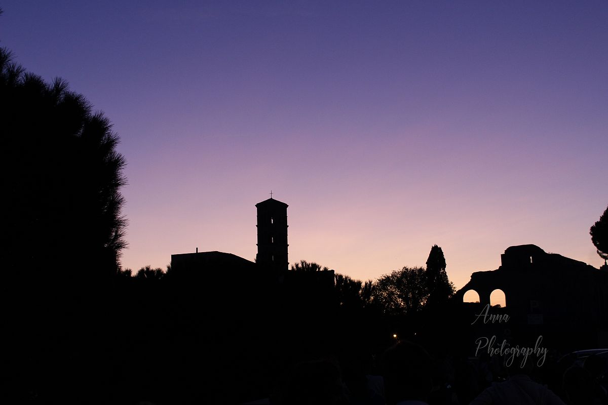 Rome Sunset Silhouette example image 1