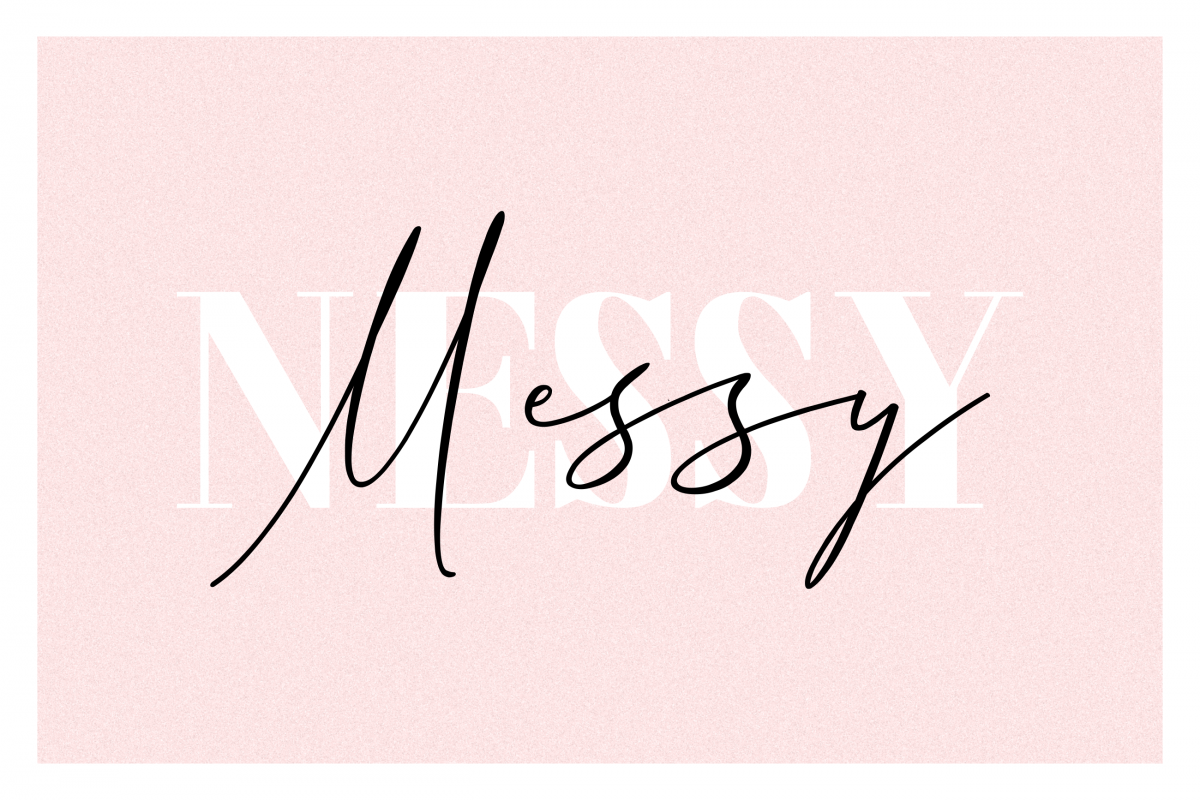 3 FONT | Messy Nessy example image 1
