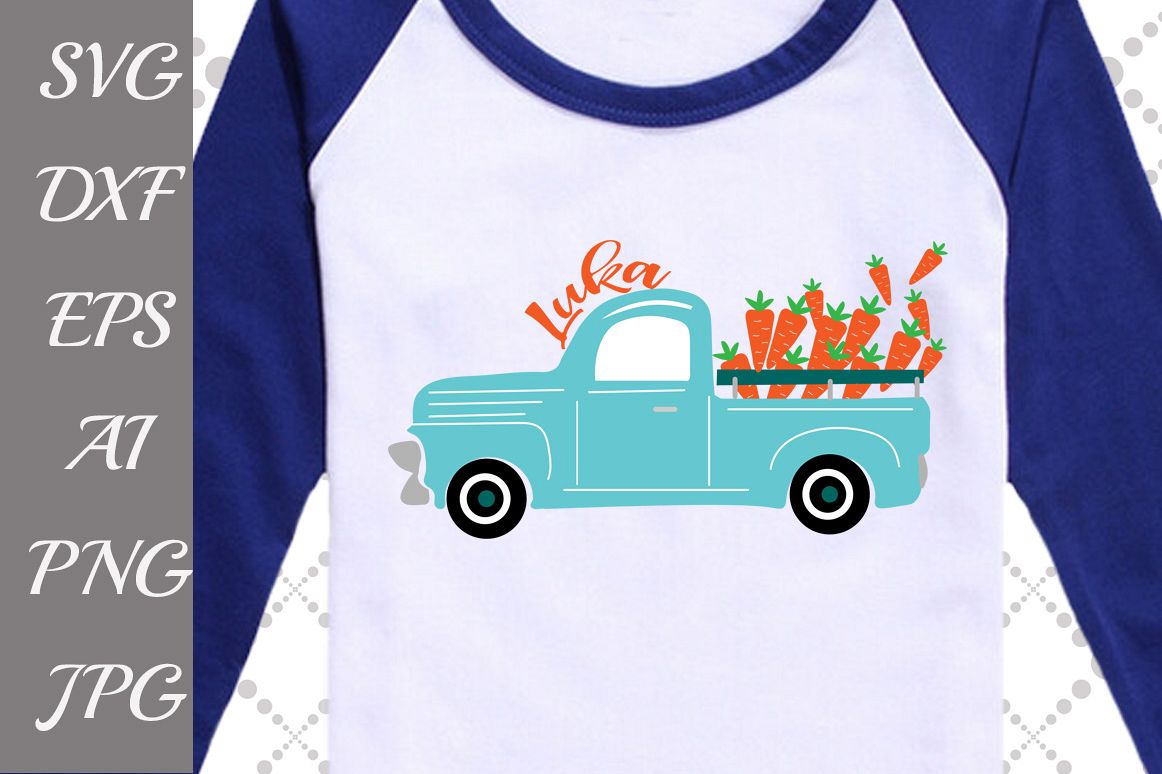 Easter Truck Svg example image 1