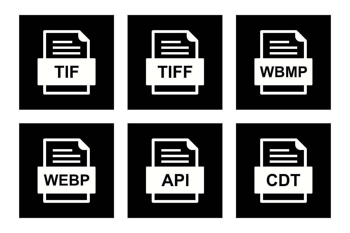 Set Of File Formats Icons example image 1