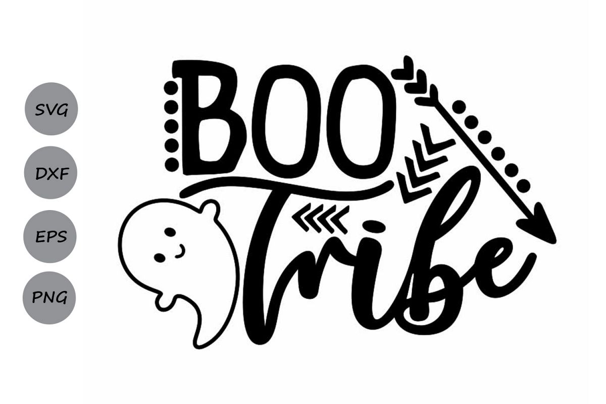 Boo Tribe Svg, Halloween Svg, Ghost Svg, Ghoul Svg. example image 1