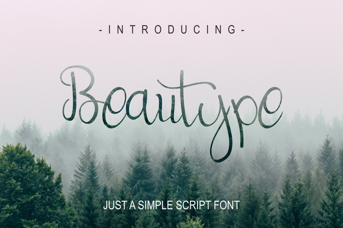 Beautype - Simple Script Font