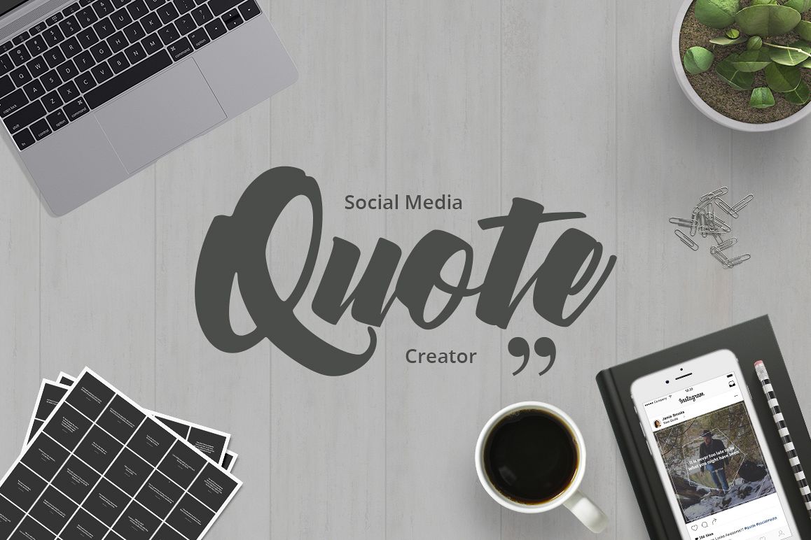 Social Media Quote Creator example image 1
