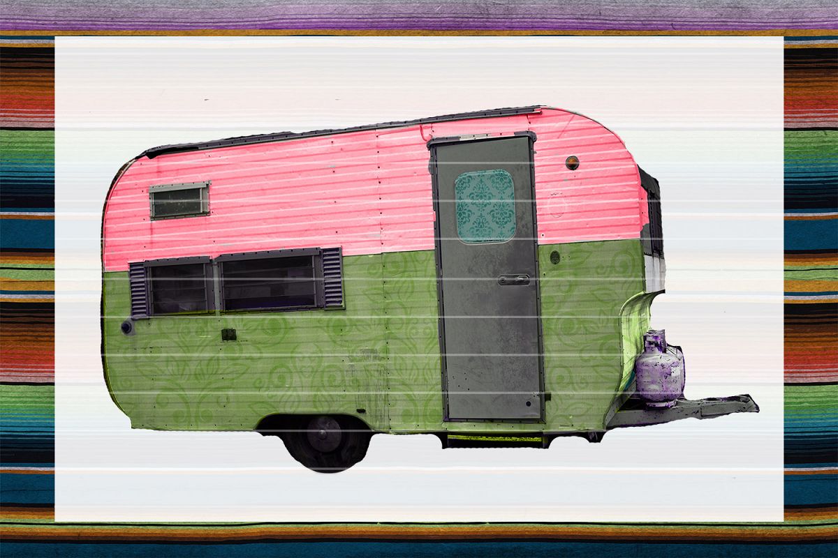Lime Camper Sublimation Digital Download example image 1