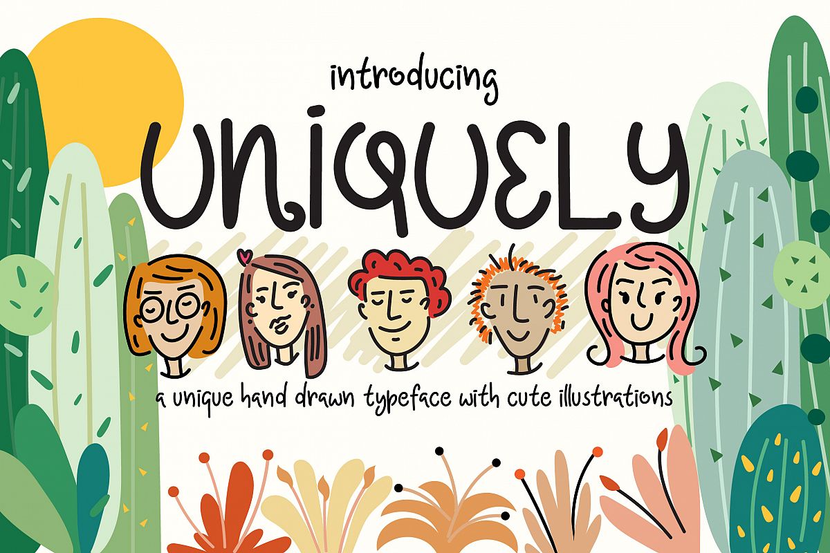 Uniquely Font example image 1