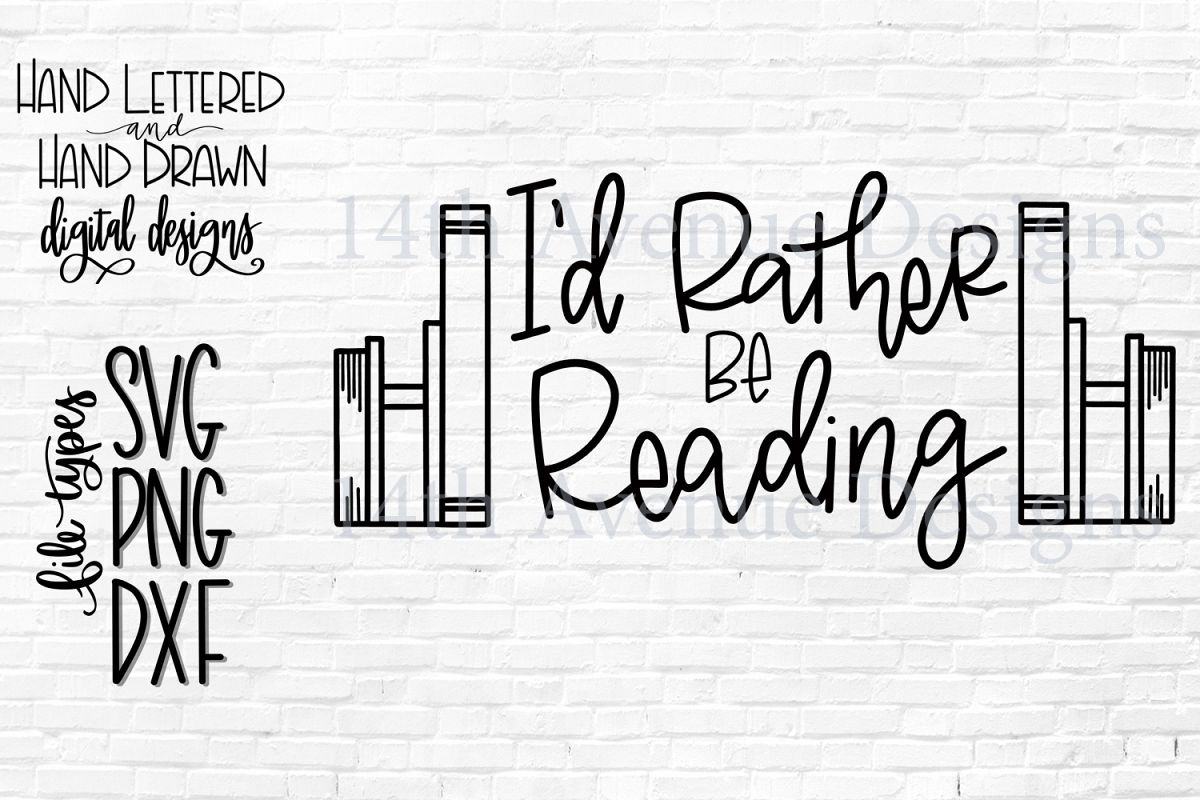 Reading SVG, Book Lover Cut File, Indoorsy, Introvert example image 1