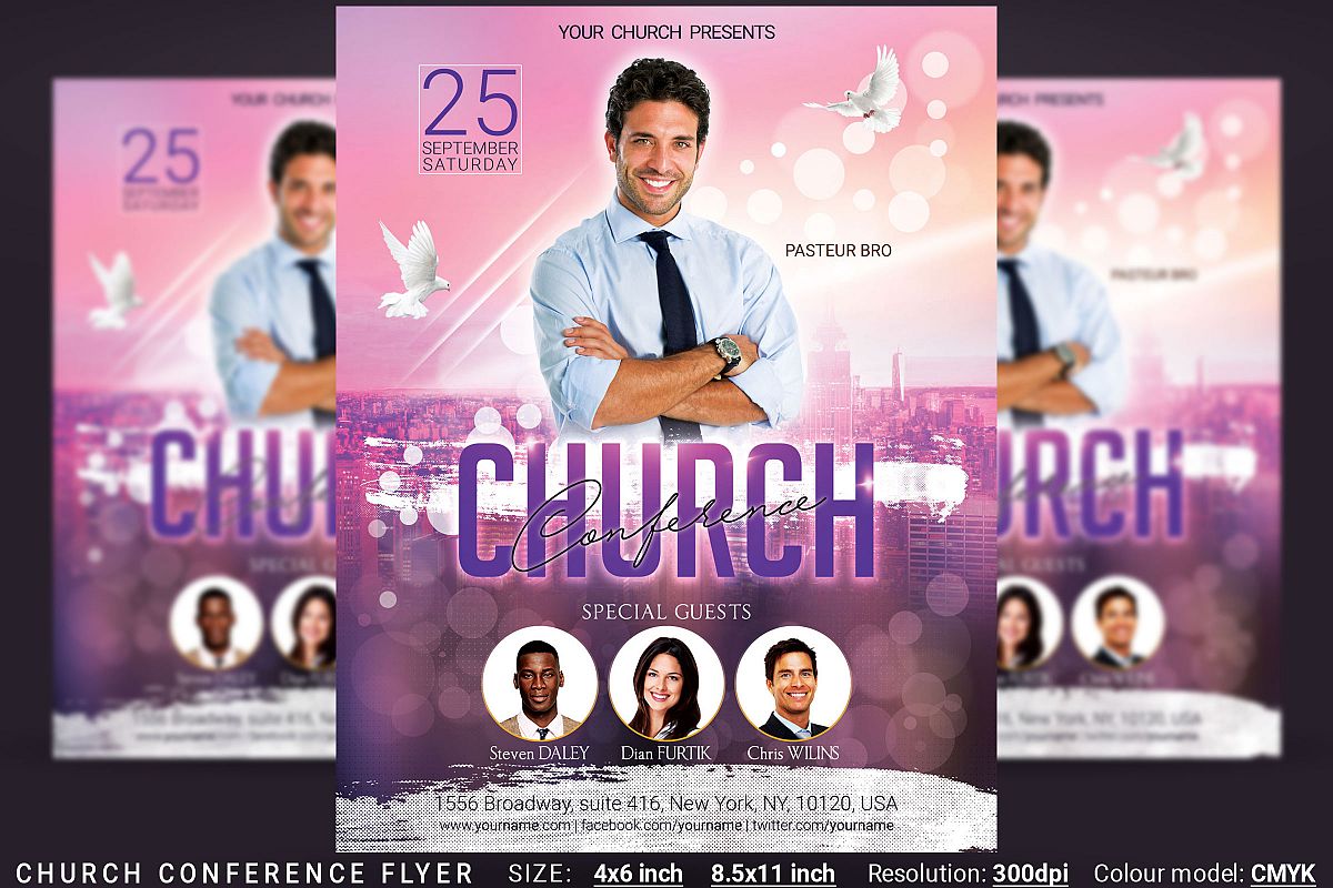 Church Conference Flyer Poster example image 1