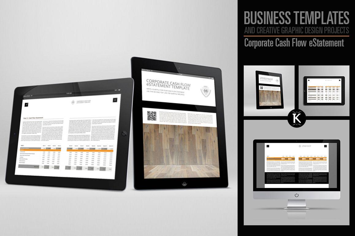 Corporate Cash Flow eStatement example image 1