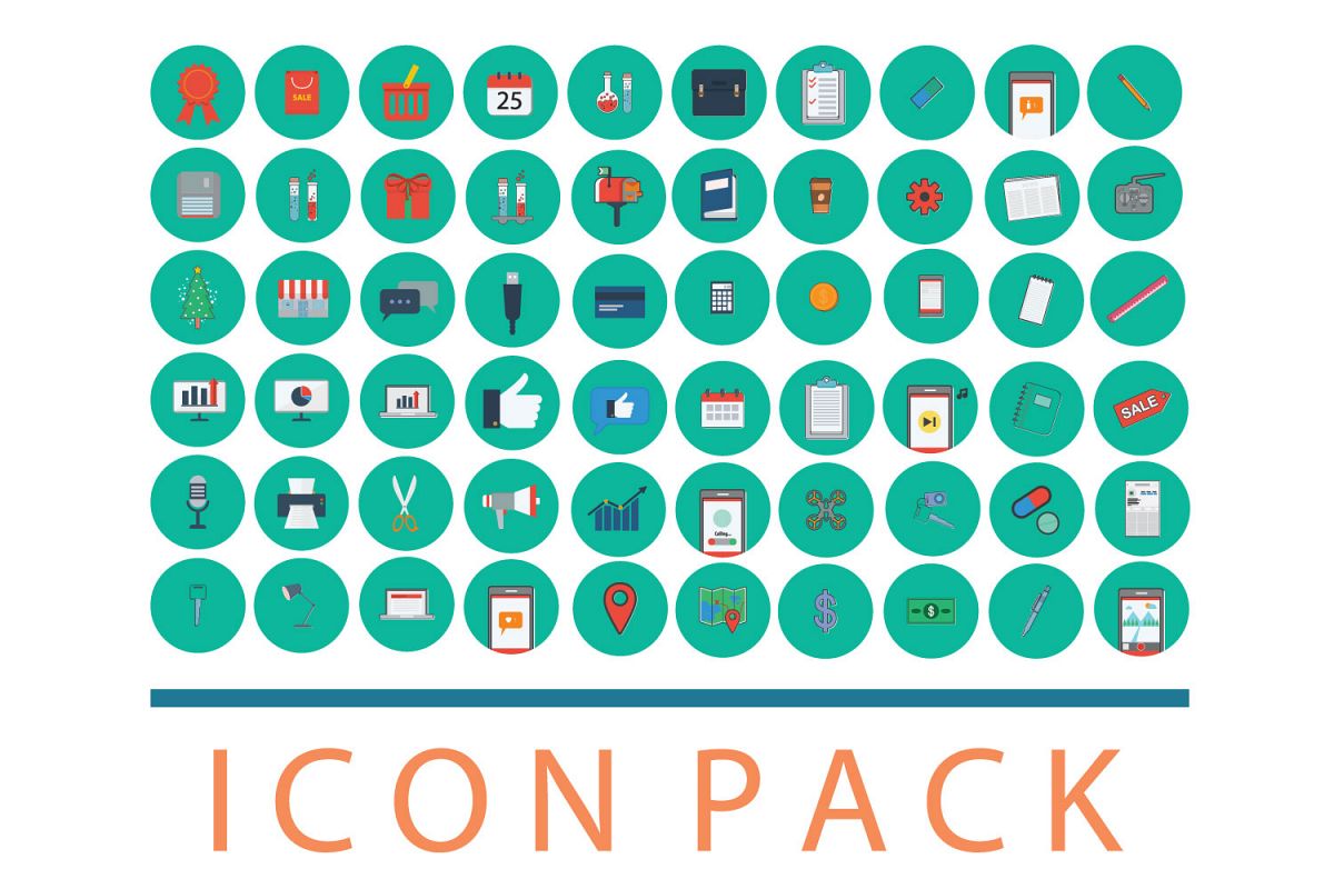 Media icon pack 60 example image 1