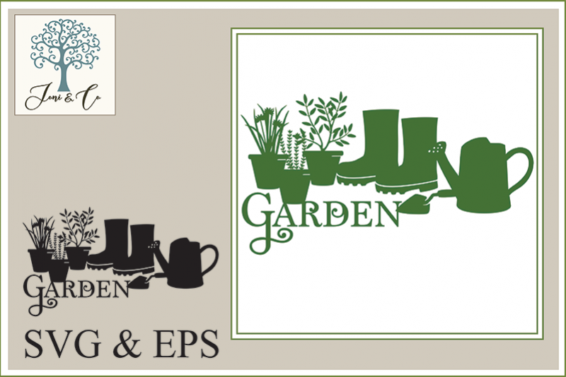 Illustrated Word - Garden example image 1
