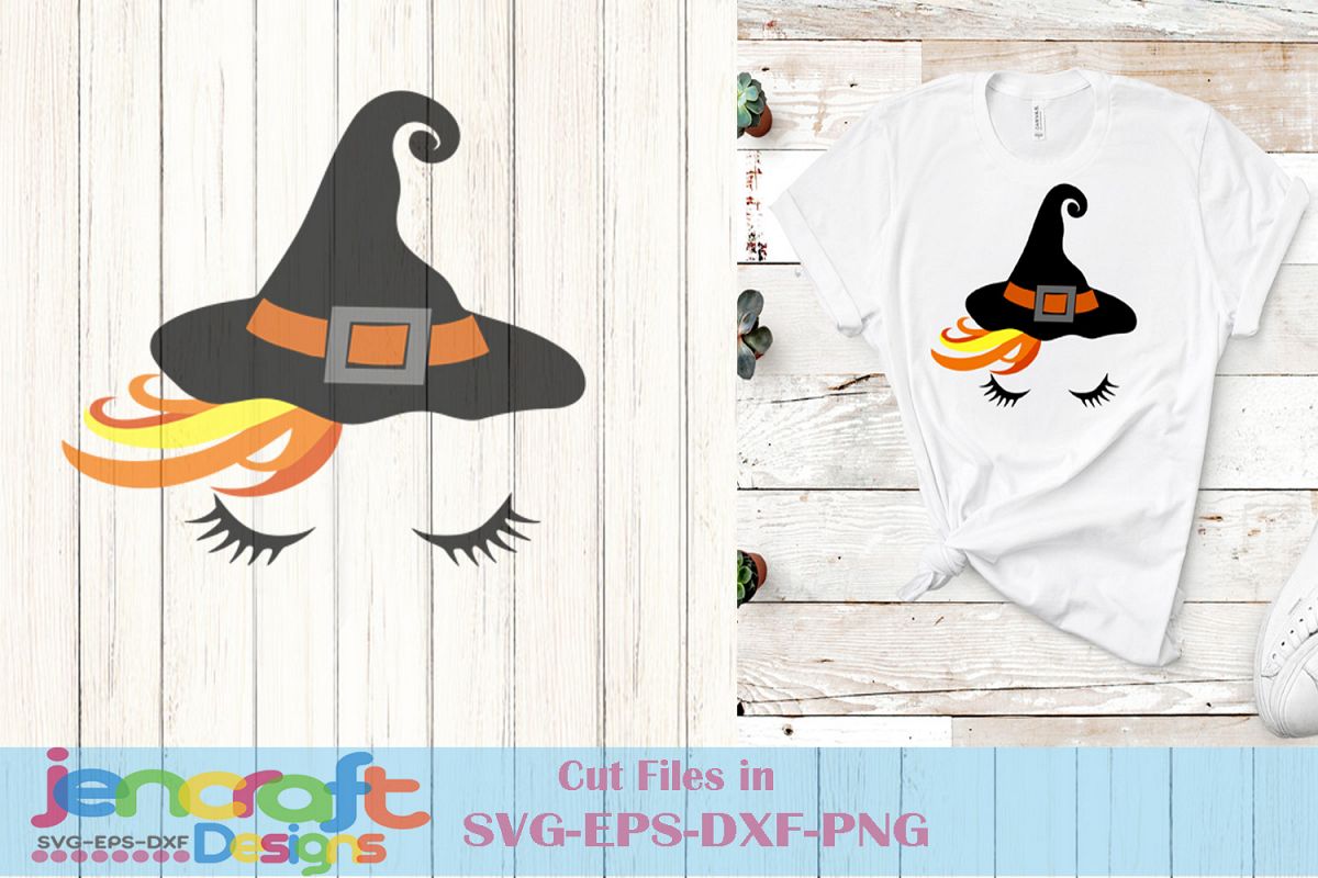 Witch Face Svg - Halloween Face Svg File image down example image 1