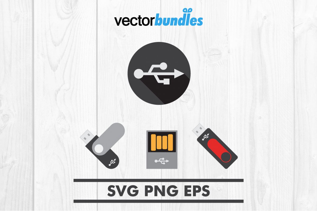 Usb flashdisk clip art svg example image 1
