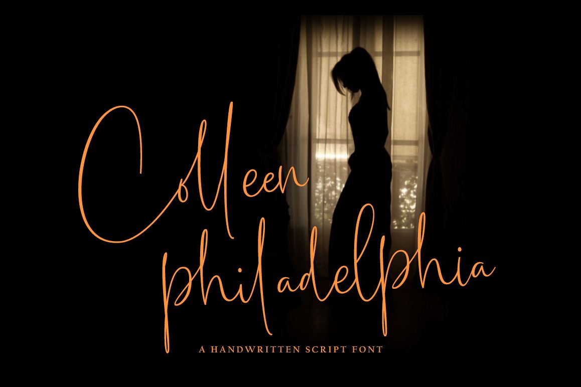 Colleen philadelphia font example image 1