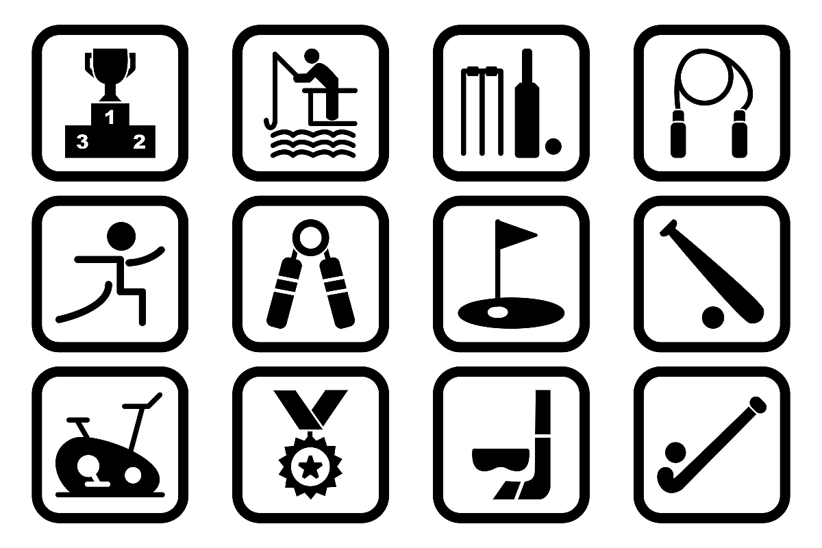 Set Of Sports And Game Icons example image 1