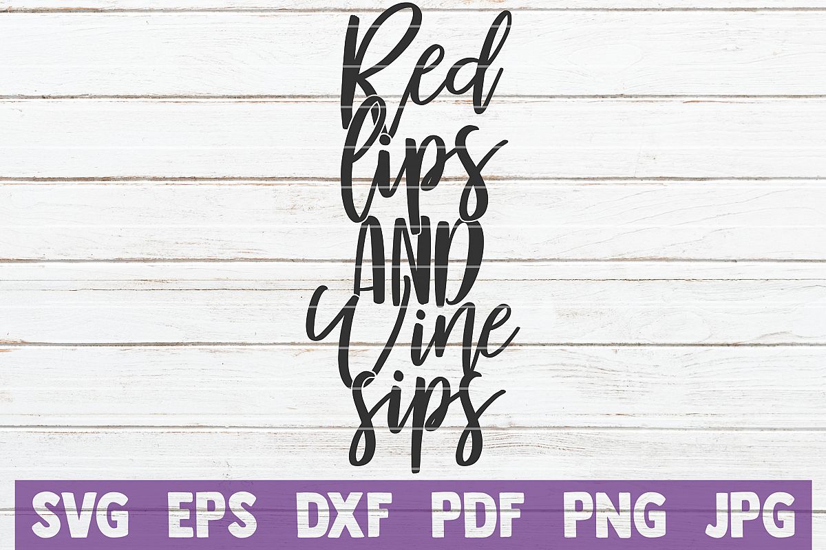 Red Lips And Wine Sips example image 1