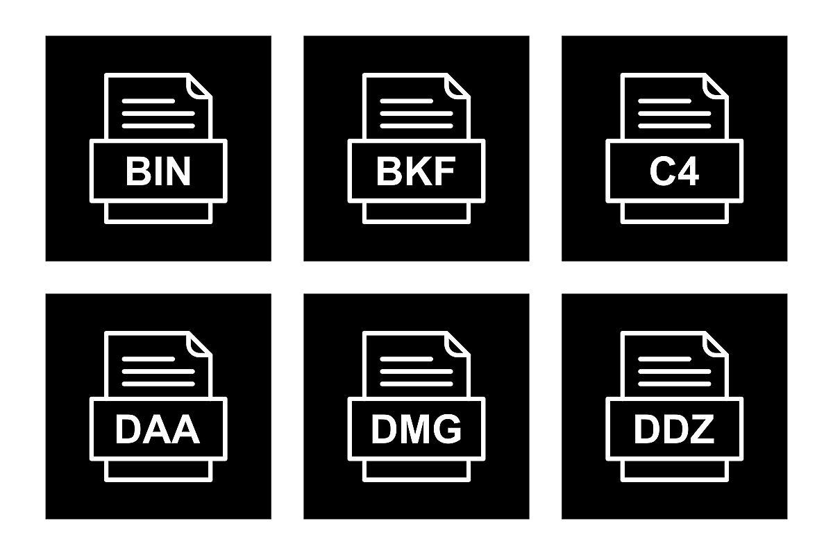Set Of File Formats Icons example image 1