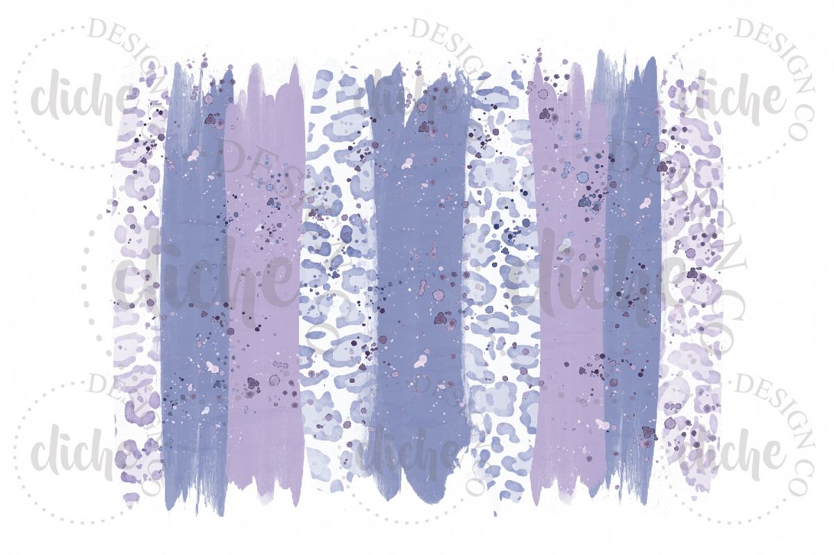 Lavender Paint Stroke Sublimation Design Background example image 1