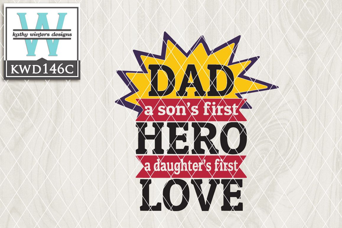 Fathers Cutting File KWD146C example image 1