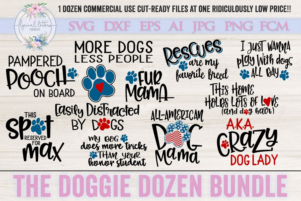 Download The Doggie Dozen Bundle Of 12 Dog Svg Cut Files 113867 Svgs Design Bundles PSD Mockup Templates