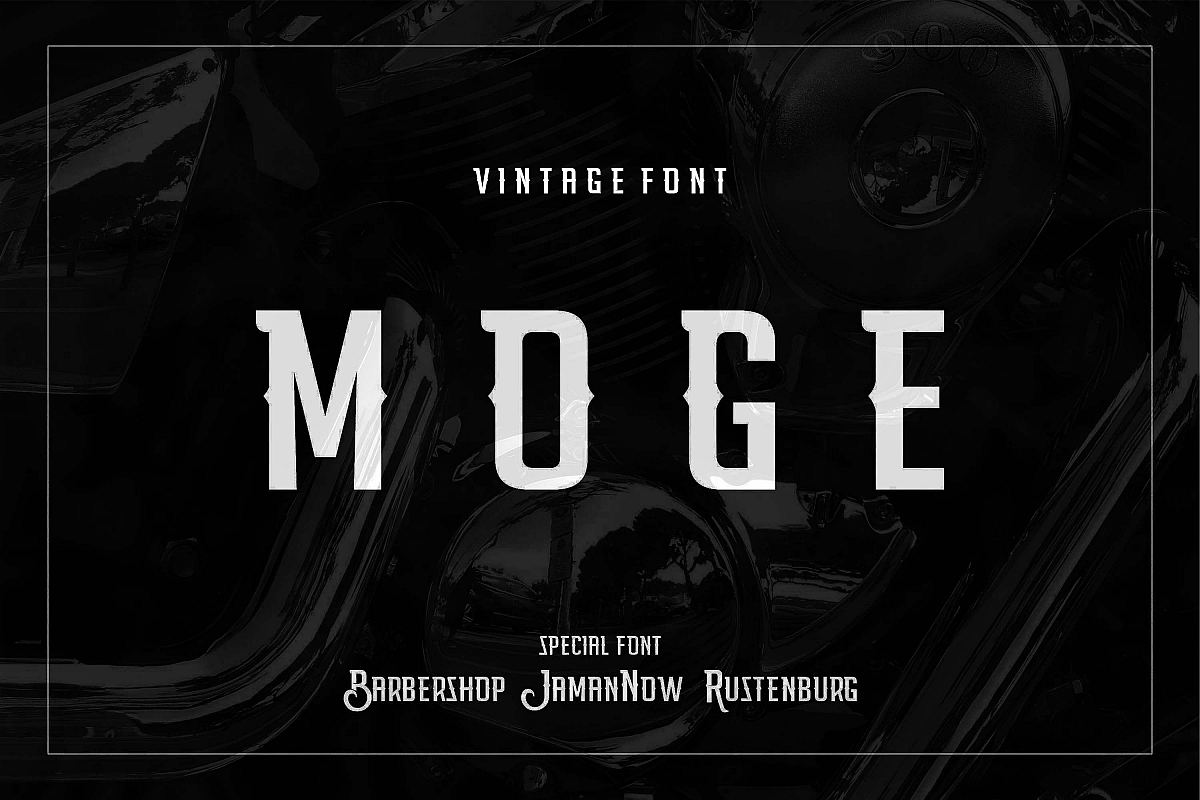 Moge Logo Font example image 1