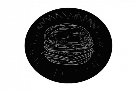 Cheeseburger Drawing example image 1