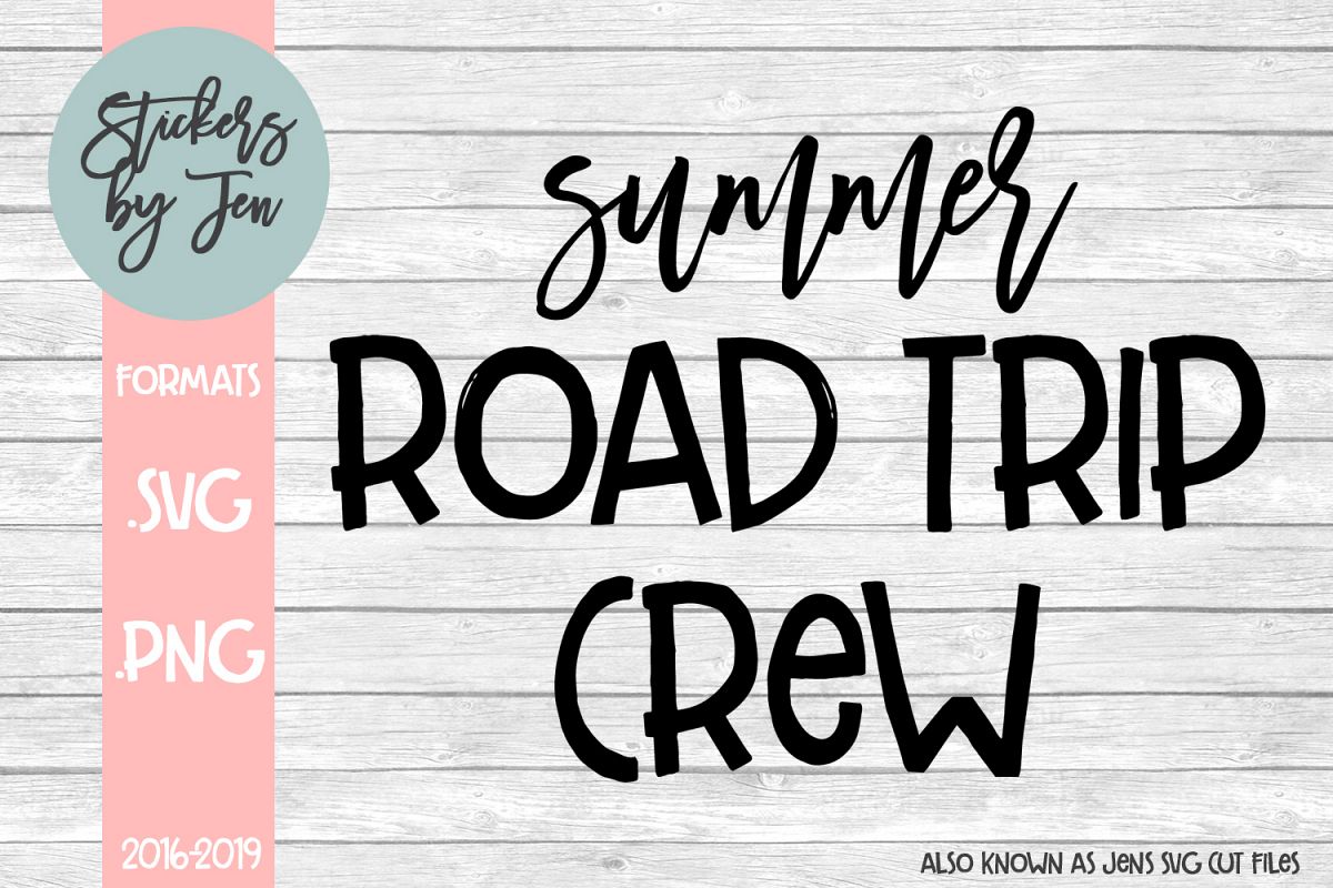 Summer Road Trip Crew svg cut file example image 1
