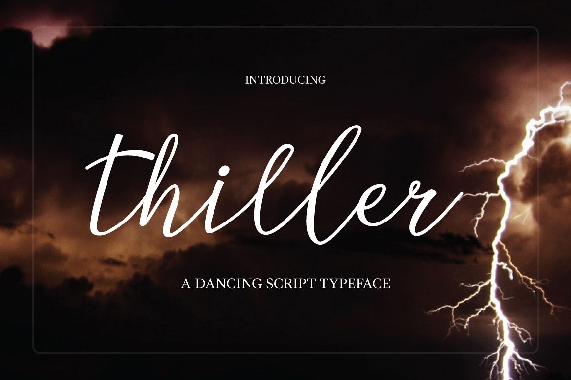 Thiller Typeface example image 1