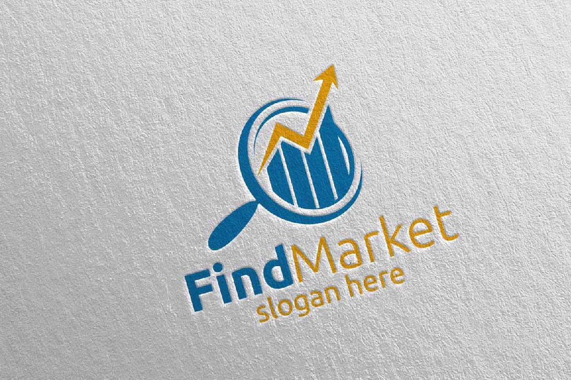 Find Marketing Financial Advisor Logo Design Template 14 example image 1