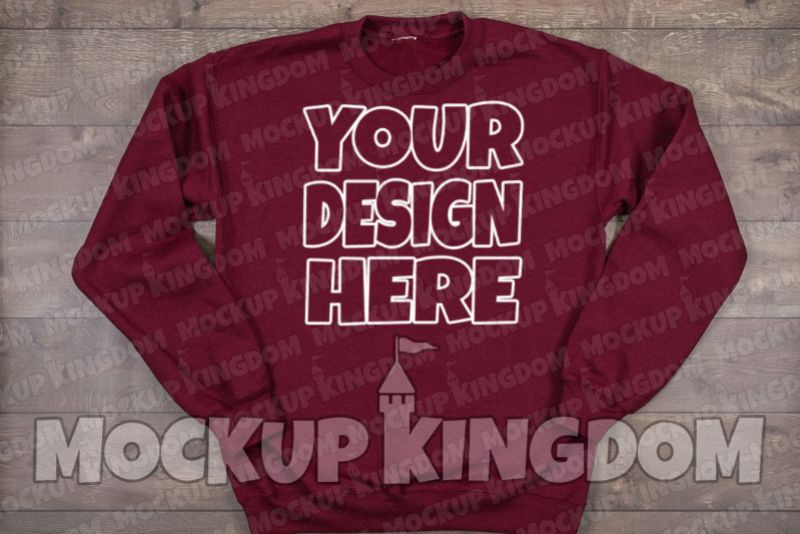 Unisex Crew Neck Sweatshirt Mockup example image 1