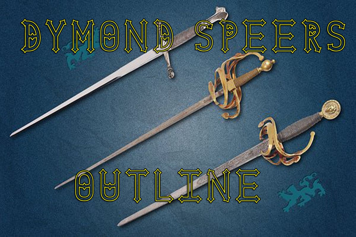 Dymond Speers Outline Type Font example image 1
